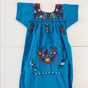 Vtg embroidered dress